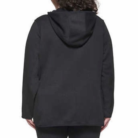 ANDREW MARC Women Full Zip Fleece Jacket--Black - Picture 5 of 11
